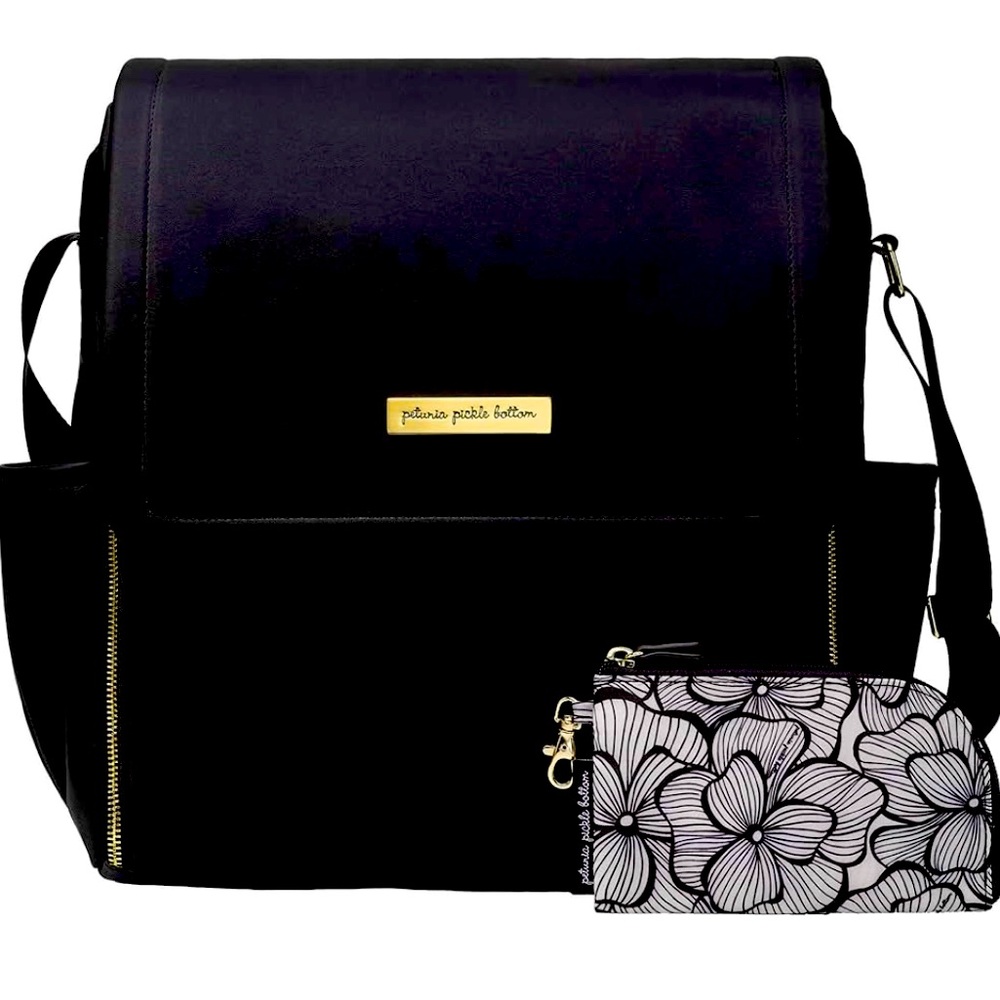 Used Petunia Pickle Bottom Boxy Backpack, Diaper Bag, Stylish Baby Bag.